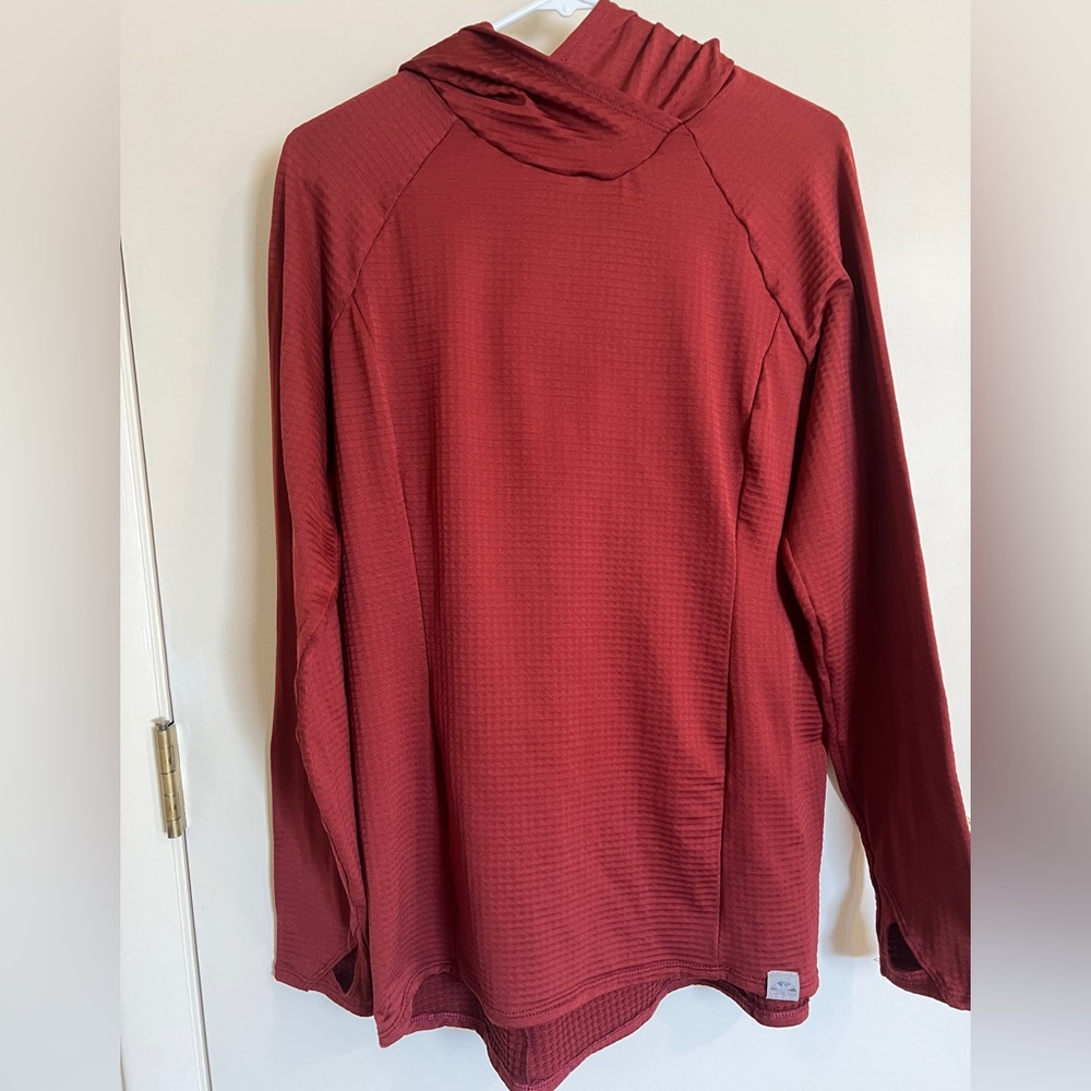 Corbeaux Women’s Pullover Waffle Top Red